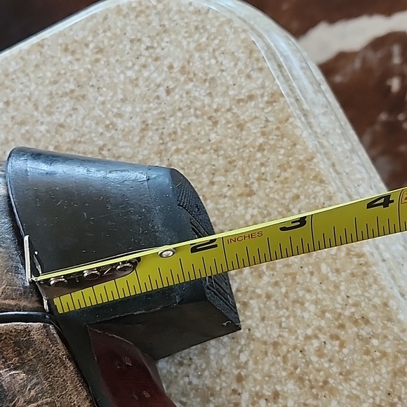 Women's Distressed Brown/Bronze Embroidered Cross Cowgirl Boots 9.5M - Picture 11 of 13